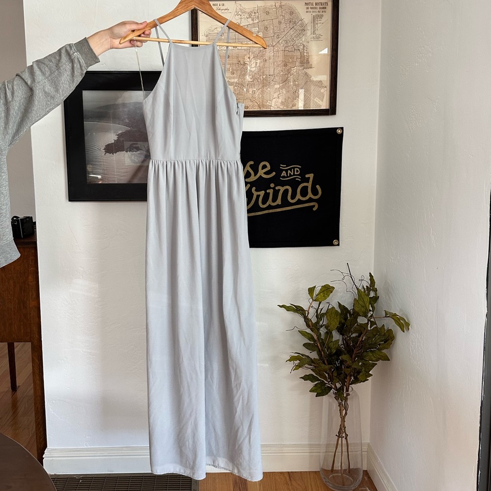 Charlotte Russe Grey Bridesmaid Dress size 2